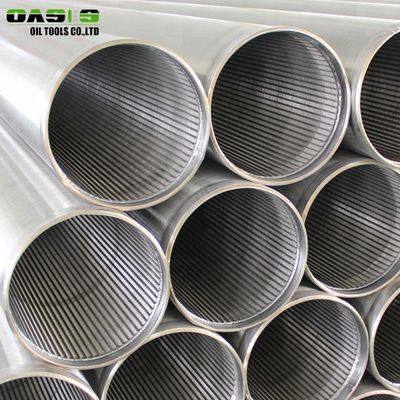 Putaran Logam Stainless Steel Yah Layar Pipa Untuk Pengeboran Borehole Tebal 2mm