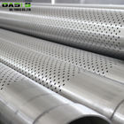 Customized Size Perforated Metal Pipe , Anti Corrosion 4 Inch Well Screen