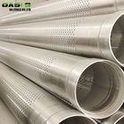 Water / Oil Well Drilling Perforated Stainless Steel Pipe API 5CT Staggered