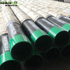 Stainless Steel Pipe Base Screen / Perforated Base Pipe With Screen Jacket